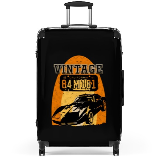 Vintage car Suitcases