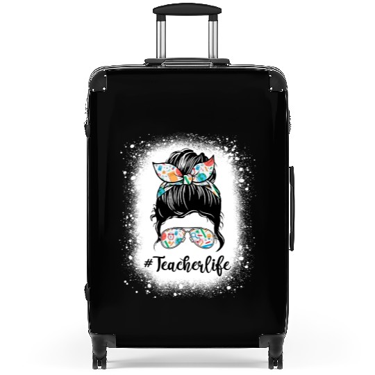 Messy Bun bleached x Teacher Life Suitcases