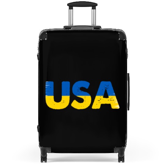I Stand with Ukraine Ukraine Flag Suitcases