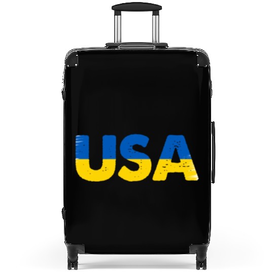 I Stand with Ukraine Ukraine Flag Suitcases