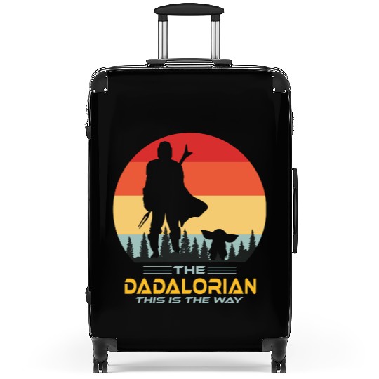 Funny The Dadalorian This is The Way,Fathers Day Suitcases