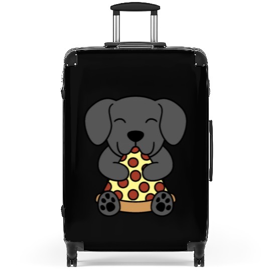 Great Dane Pizza Lover Suitcases