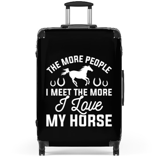 I Love My Horse Suitcases