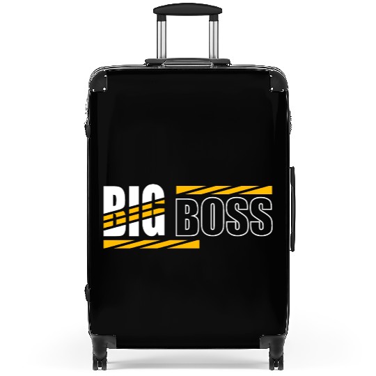 Big Boss typography Suitcases