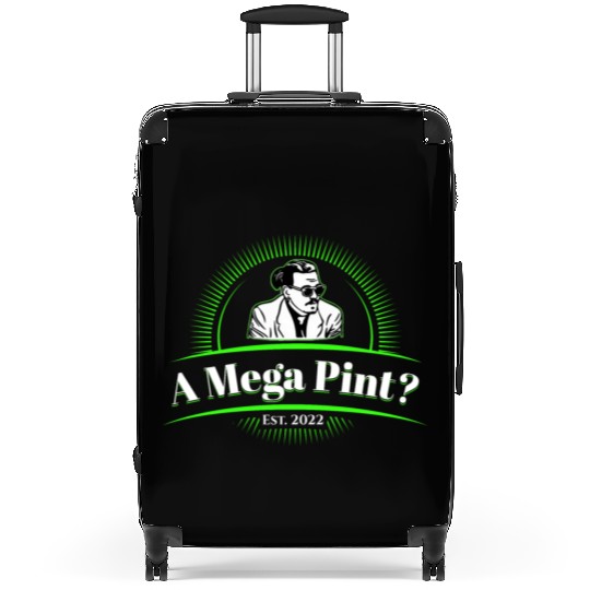 A Mega Pint (Neon Green) Suitcases
