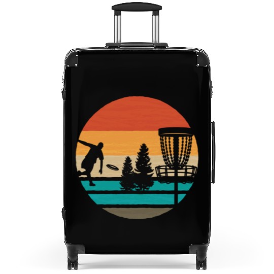 Vintage Frisbee Disc Golf Vintage Ultimate Frisbee Suitcases