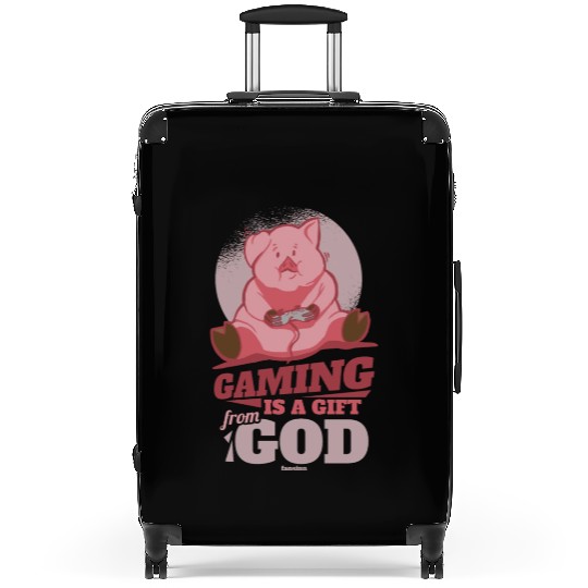 Pig animal piglet farm funny gift Suitcases