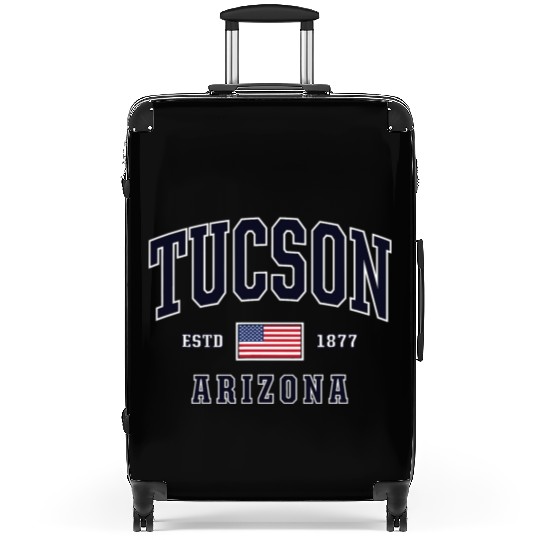 USA FLAG Stars Stripes Tucson Arizonna Suitcases