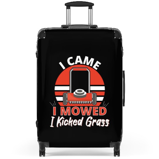 Came I Moved I Kicked Grass Suitcases