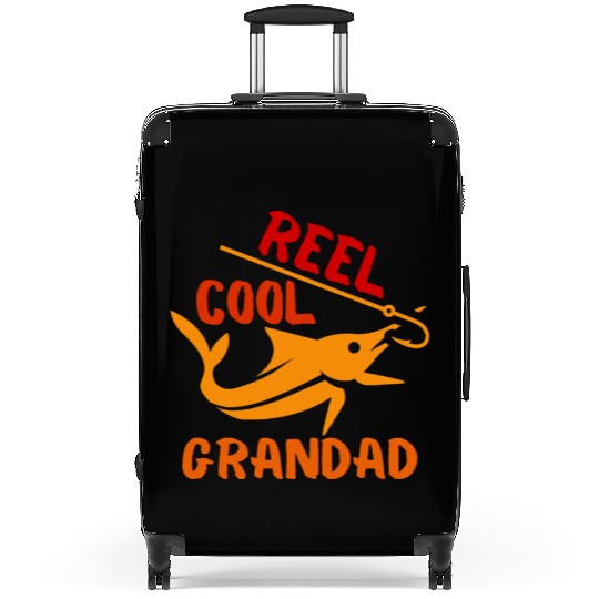 REEL COOL GRANDAD, FISHERMAN, GRANDPA Suitcases