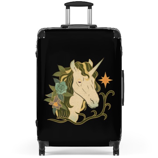 Sad Unicorn Suitcases