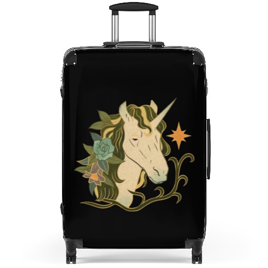 Sad Unicorn Suitcases
