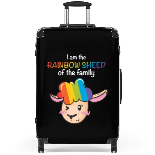 I Am The Rainbow Sheep Family LGBT Sheep Suitcases