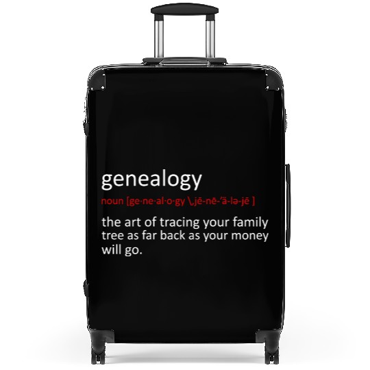 Funny Genealogy Genealogist Suitcases