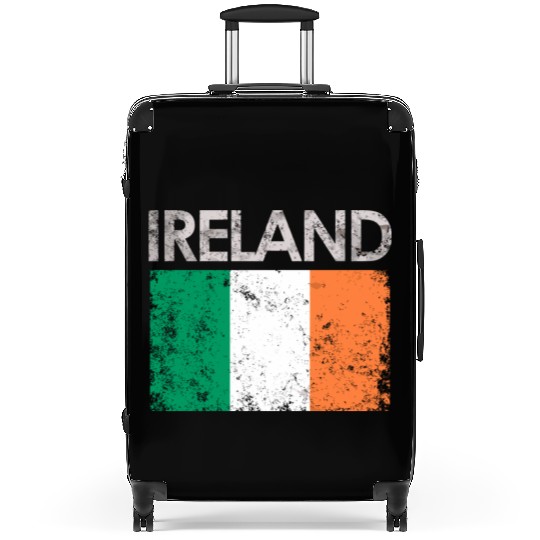 Vintage Ireland Irish Flag Pride Suitcases