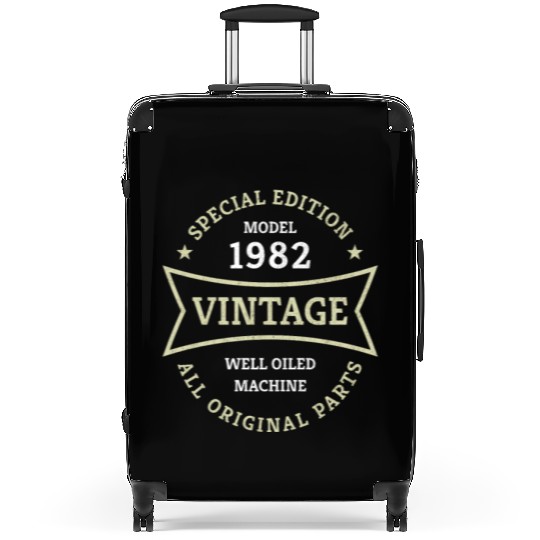 40th Birthday Gifts Born 1982 Vintage 40 Year Old Suitcases
