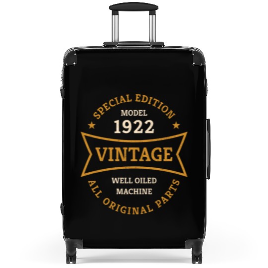Born 1922 Vintage 100 Year Old 100th Birthday Gift Suitcases
