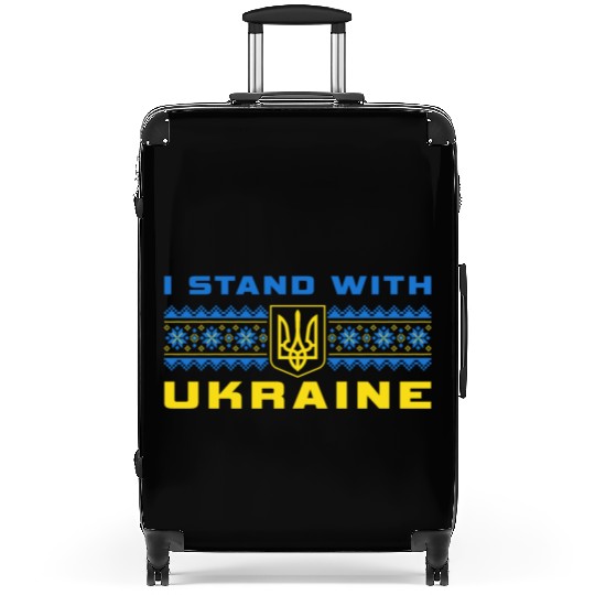 I STAND WITH UKRAINE BLUE-YELLOW Suitcases