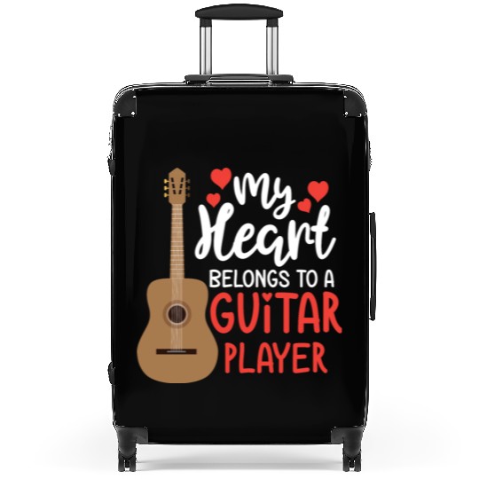 Guitar Player Clothing Musician Gift for Him Her Suitcases