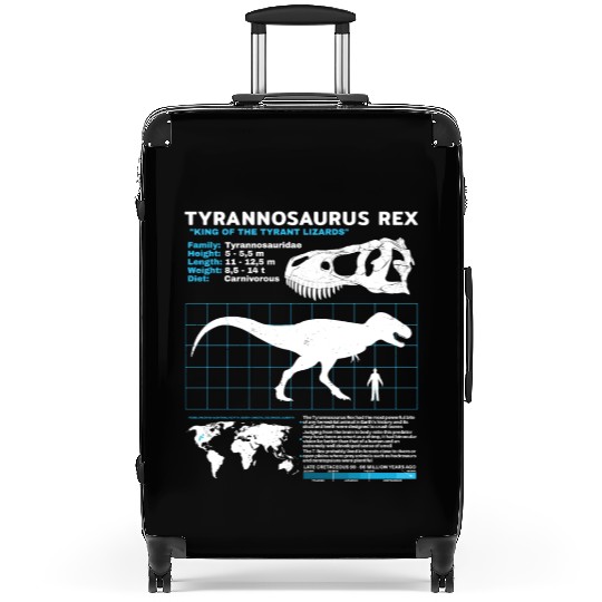 Tyrannosaurus Rex fact sheet Suitcases