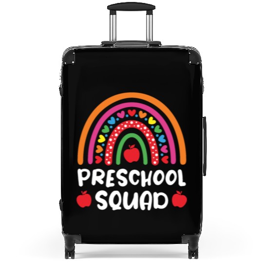 Preschool Squad Rainbow Back to School Suitcases