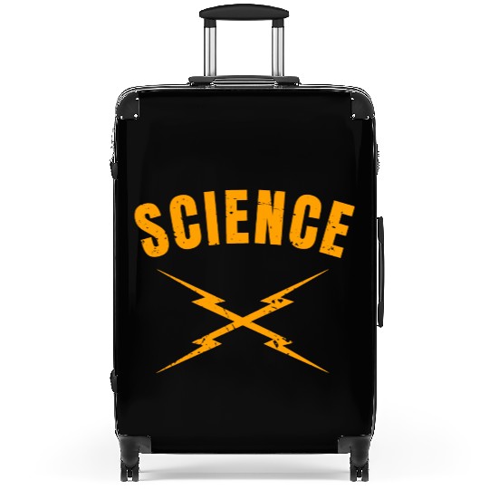 Science Lightning Bolts Suitcases