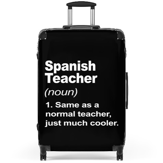 Spanish Teacher Definition Back To School 2023 Suitcases