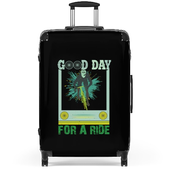 Good Day for a Ride/ Cycling Suitcases