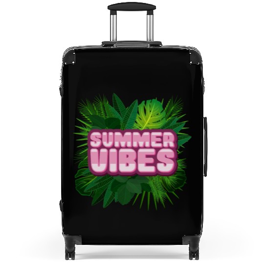 Tropical Leaves Suitcases