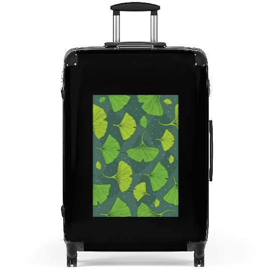 Tropical Leaves Suitcases