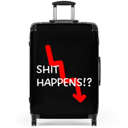 Market Crash Shit Happens Suitcases