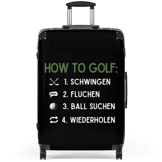 how to play golf, golfball Suitcases