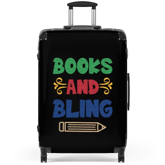 Books And Bling Suitcases