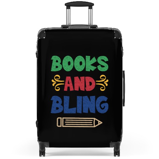 Books And Bling Suitcases