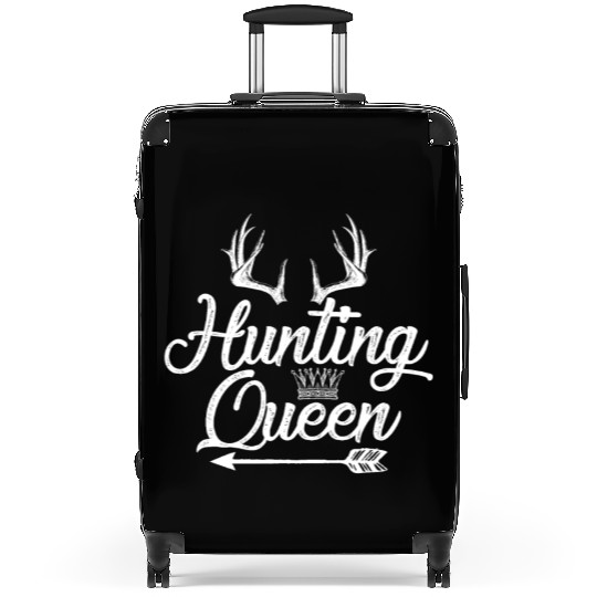 Hunting Queen Funny Deer Hunting Lovers Women Suitcases