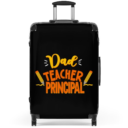 Dad Teacher Principal Homeschooling Homeschool Suitcases