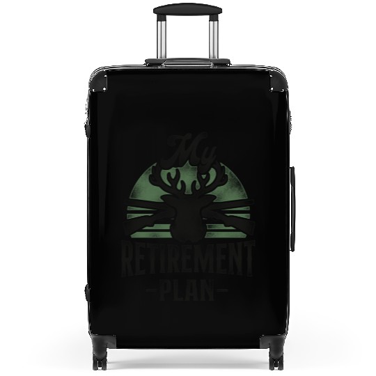Buck Deer Hunting Hunter Retired Suitcases