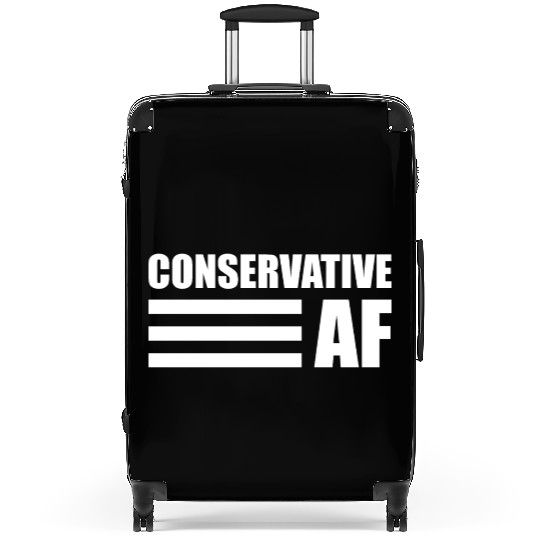 CONSERVATIVE AF Republican Support Anti Liberal Suitcases
