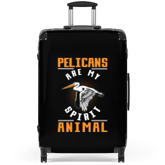 Pelican Quote Birdwatching Animal Lover Suitcases