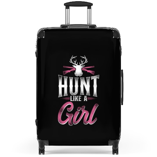 Buck Deer Hunting Hunter Girl Suitcases