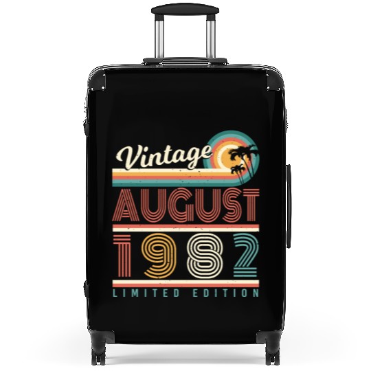40th Birthday August 1982 Suitcases