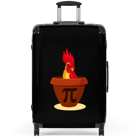 Funny Chicken Pot Pie Suitcases Chicken Pi day