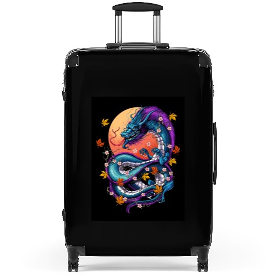 Japanese Dragon Suitcases