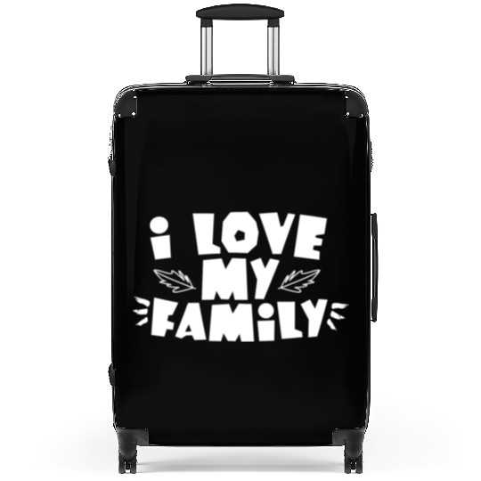 I Love My Family Reunion Gathering Families Suitcases