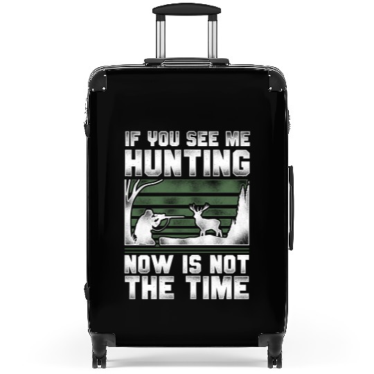 Buck Deer Hunting Hunter Vintage Suitcases
