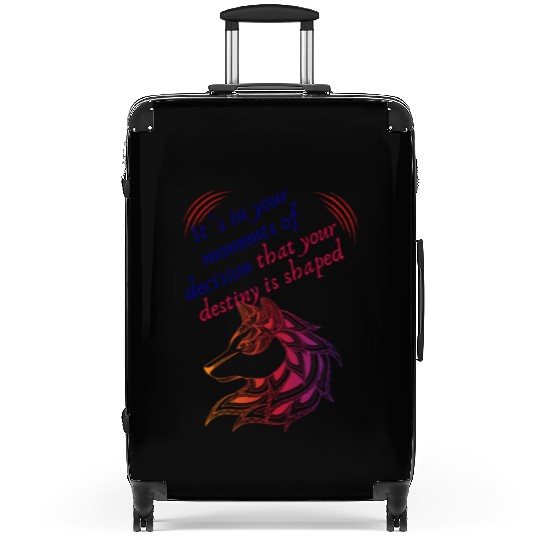 Love Moments Of Decision That Your Destiny Shaped Suitcases