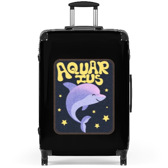 Aquarius Sign Animal Suitcases