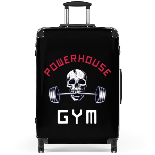 Powerhouse Gym - Bodybuilding Workout Saying Suitcases