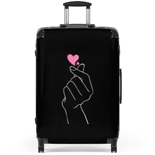 snap, hearts, k pop music, korean pop music Suitcases