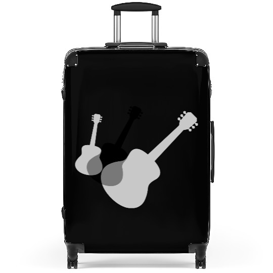 musician 3 guitars guitarist Suitcases